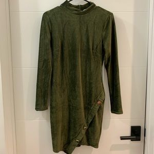 Olive green dress🍂